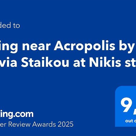 Апартаменты Living Near Acropolis By Sylvia Staikou At Nikis Str Афины Экстерьер фото